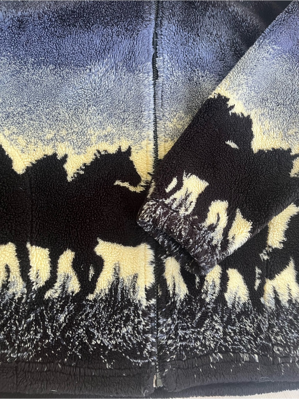 Vintage horse fleece - Picture 4 of 13